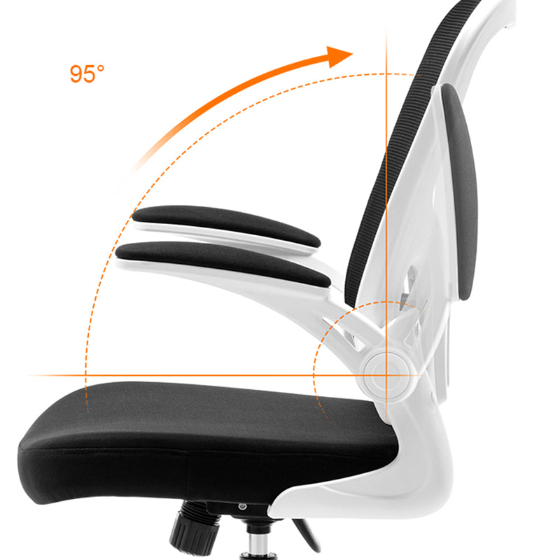 Removable Arms Chair Tilt Mechanism No Distressing Ergonomic Desk Chair with Wheels