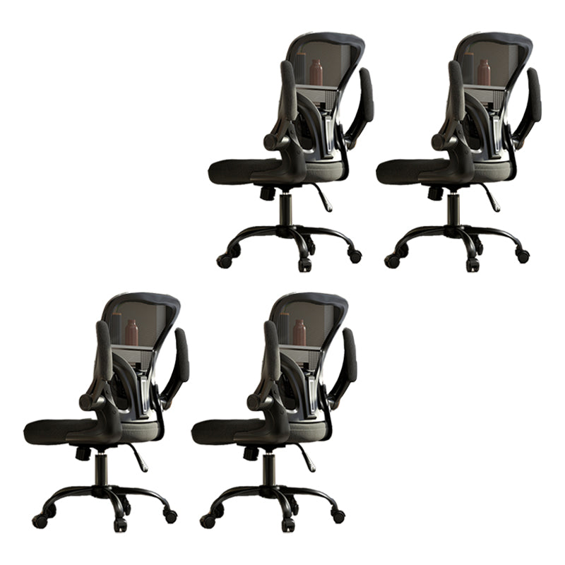 Removable Arms Chair Tilt Mechanism No Distressing Ergonomic Desk Chair with Wheels