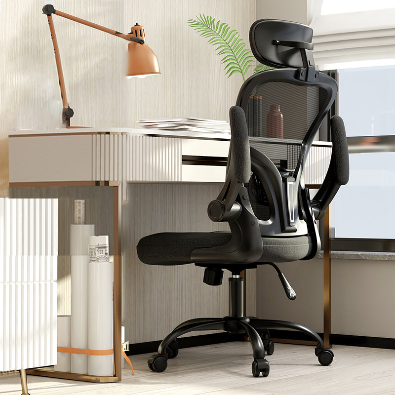 Removable Arms Chair Tilt Mechanism No Distressing Ergonomic Desk Chair with Wheels