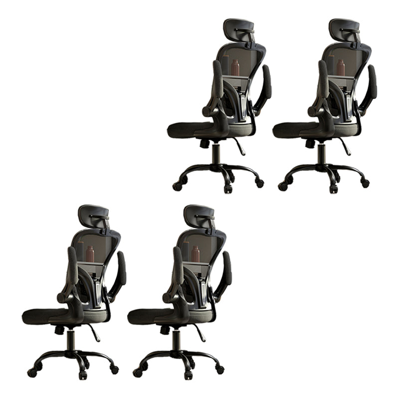 Removable Arms Chair Tilt Mechanism No Distressing Ergonomic Desk Chair with Wheels