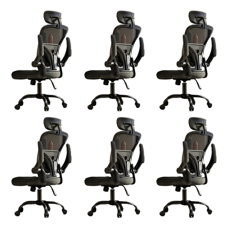 Removable Arms Chair Tilt Mechanism No Distressing Ergonomic Desk Chair with Wheels