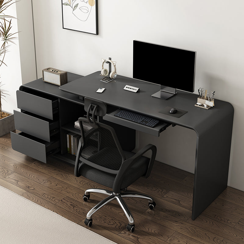 Contemporary Rectangular Writing Desk Wooden Computer Desk for Office