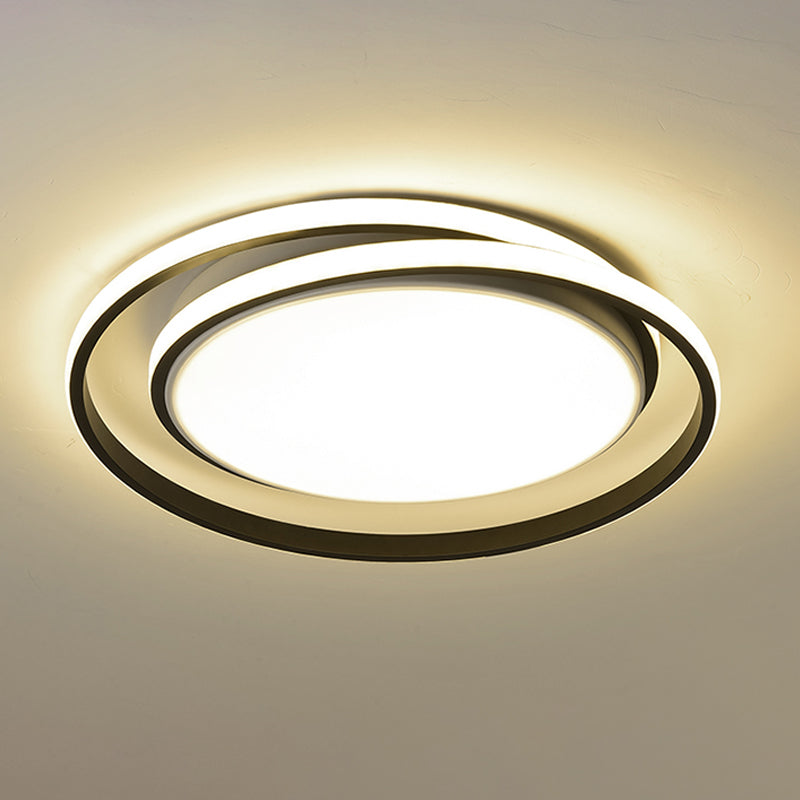 Minimalism Ceiling Light Fixture Circular LED Flush Mount for Bedroom