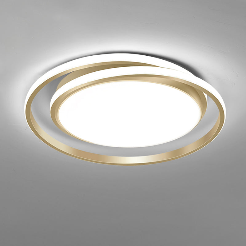 Minimalism Ceiling Light Fixture Circular LED Flush Mount for Bedroom