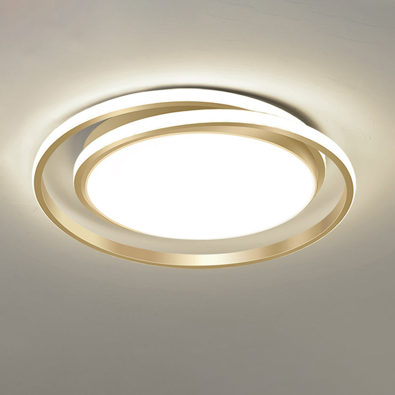 Minimalism Ceiling Light Fixture Circular LED Flush Mount for Bedroom