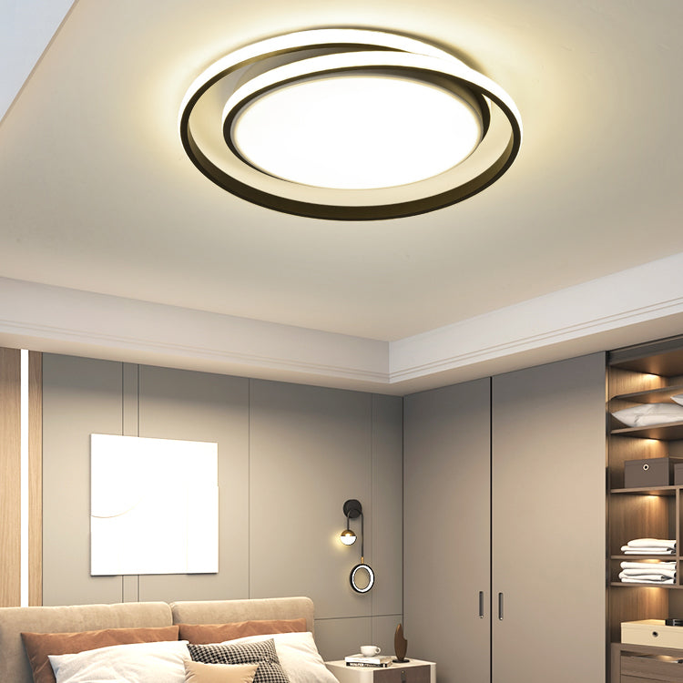 Minimalism Ceiling Light Fixture Circular LED Flush Mount for Bedroom