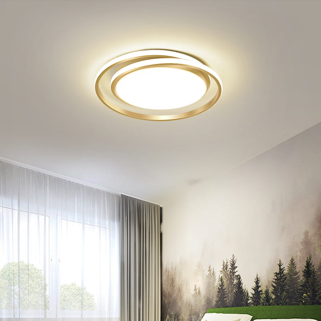 Minimalism Ceiling Light Fixture Circular LED Flush Mount for Bedroom