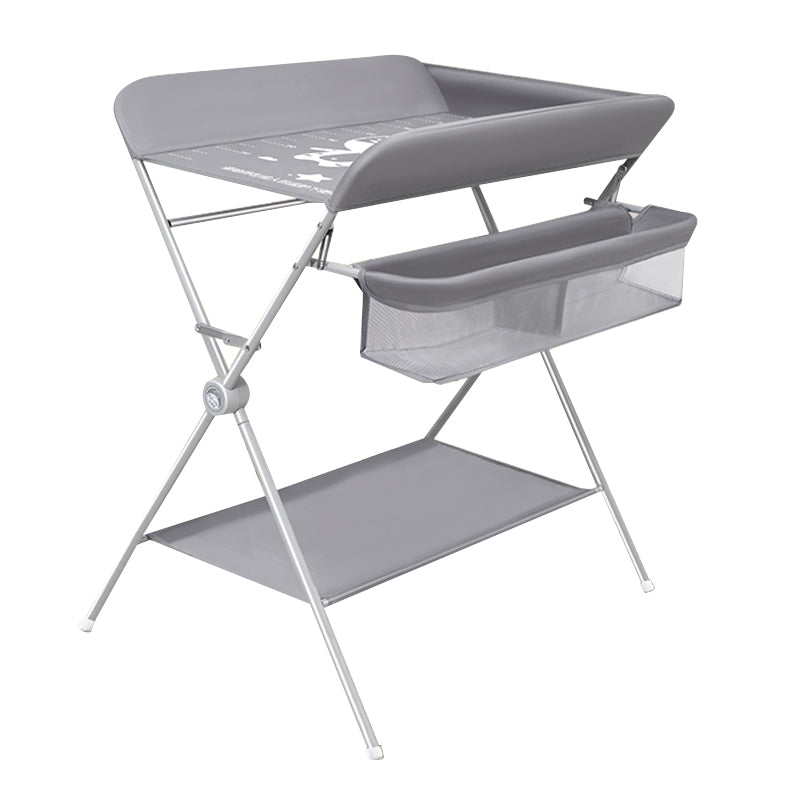 Folding Baby Changing Table Portable Changing Table with Shelf