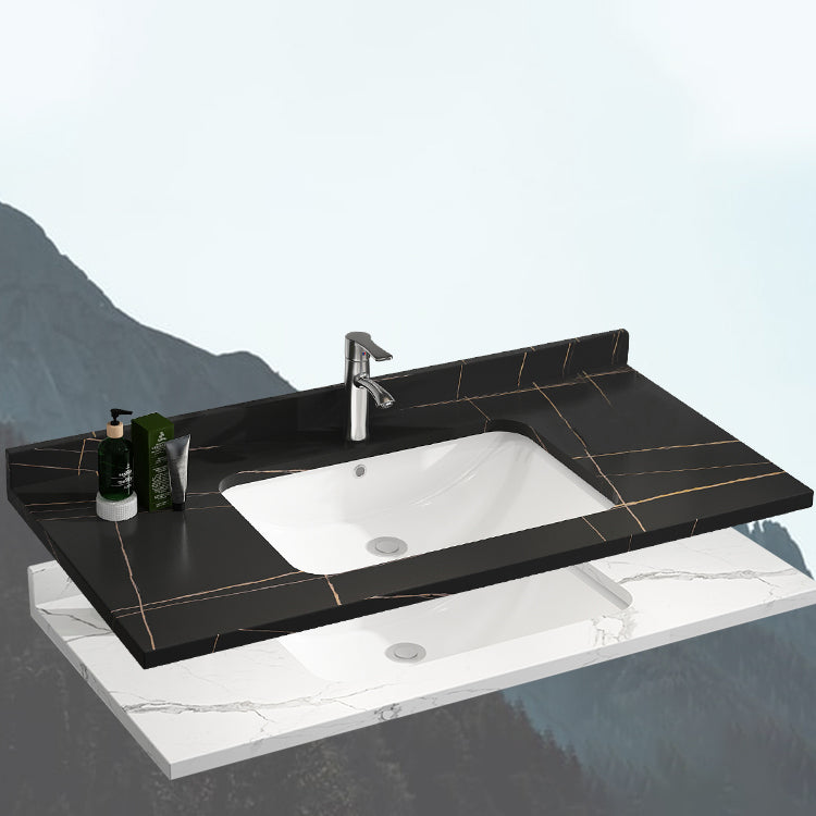 Modern Bathroom Vanity Set Wall Mount Bathroom Sink Vanity with Mirror