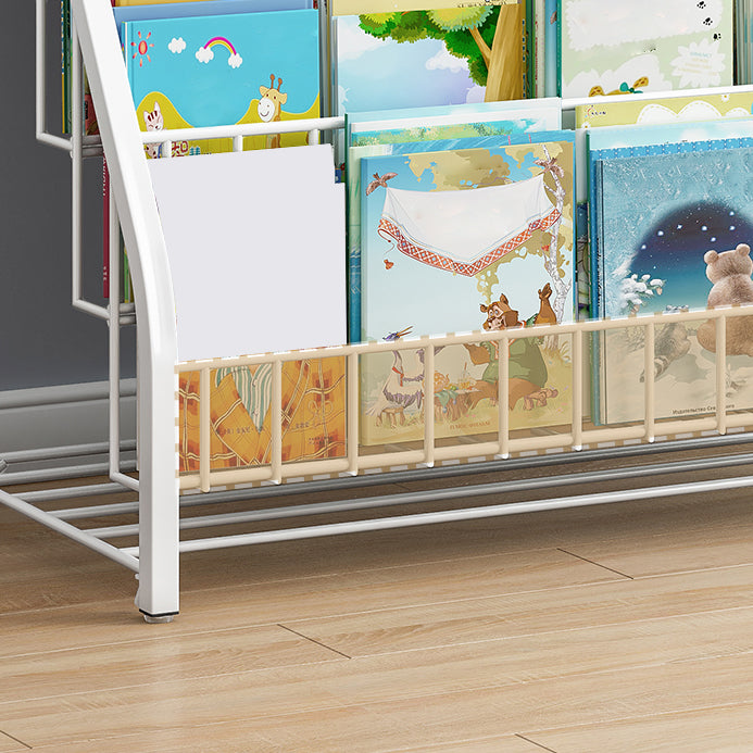 Scandinavian Children's Book Display Freestanding Shelf Bookcase Steel