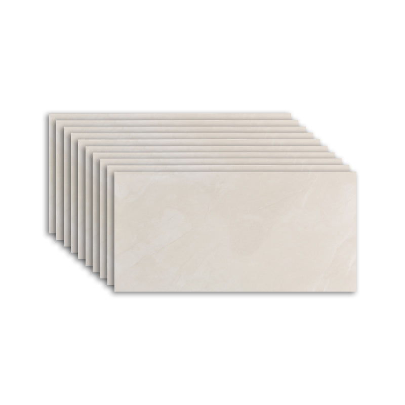 Rectangular Fire Resistant Tile PVC Singular Peel & Stick Tile for Backsplash Wall