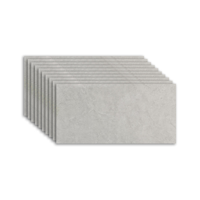 Rectangular Fire Resistant Tile PVC Singular Peel & Stick Tile for Backsplash Wall
