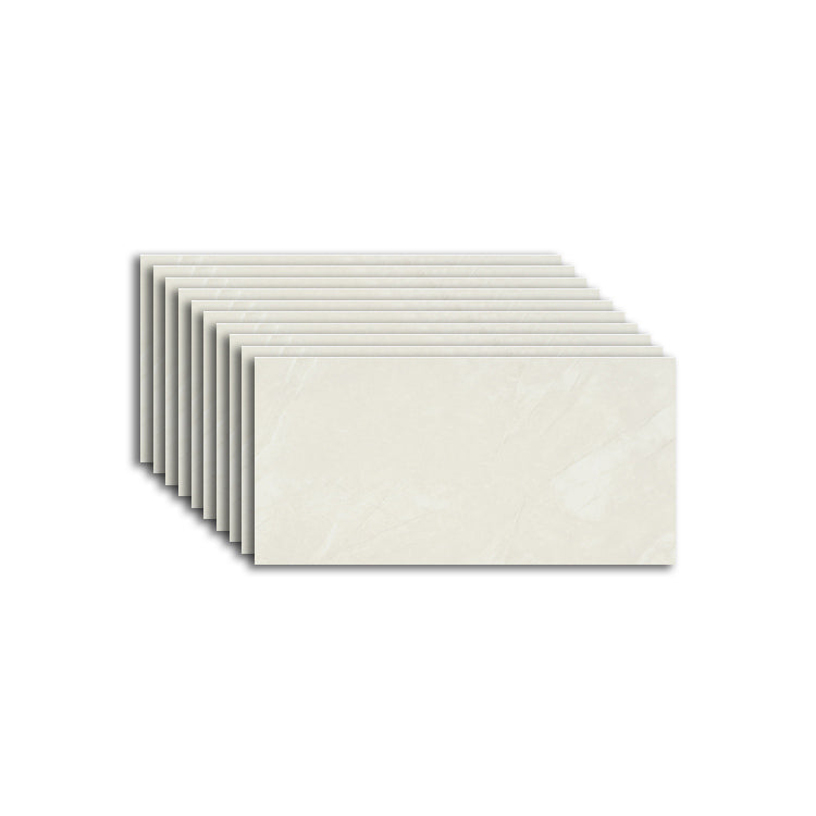 Rectangular Mildew Resistant Tile PVC Singular Peel & Stick Tile for Backsplash Wall