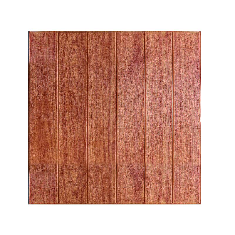 Modern Imitation Wood Grain Wall Access Panel Peel and Stick Foam Baseboard Panel
