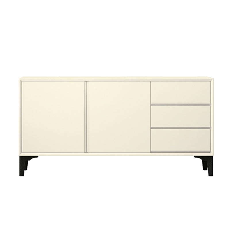 Modern 2 Doors Sideboard Wooden Buffet Table with Cabinets for Dining Room