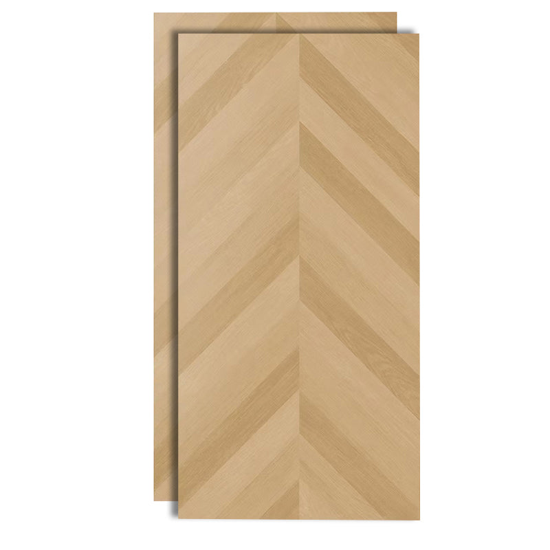 Light Brown Wooden Pattern Tile Rectangular Singular Tile for Living Room