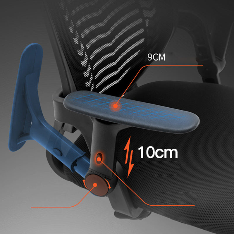 Removable Arms Modern Office Chair No Distressing Ergonomic Desk Chair with Wheels