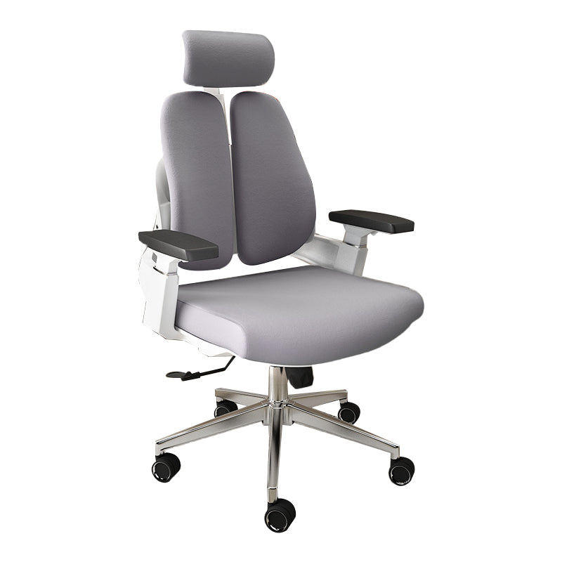 Arms Included Desk Chair Modern Adjustable Seat Height Swivel Chair with Wheels