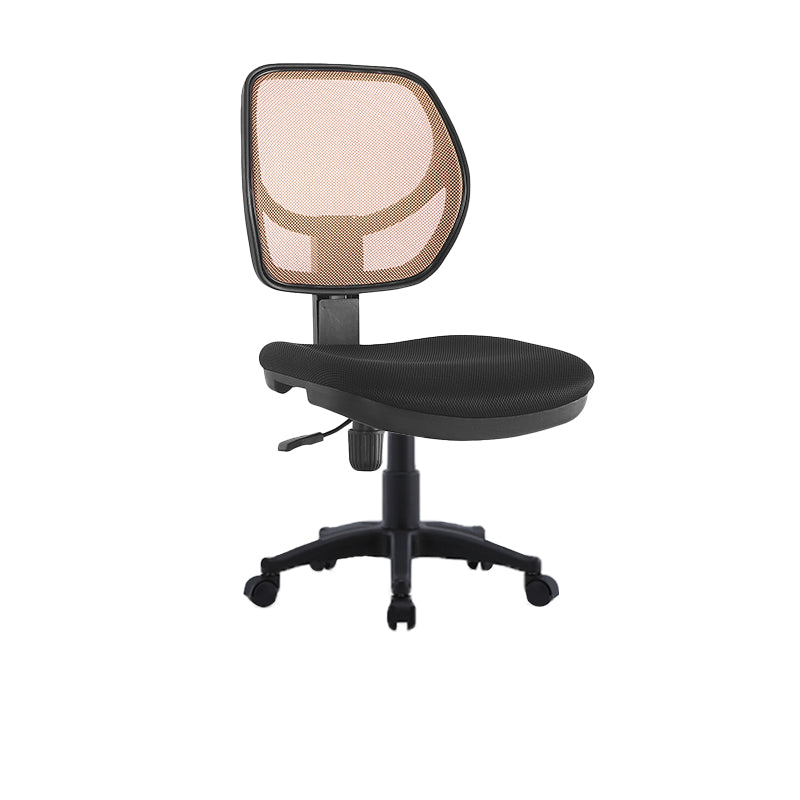 Modern No Arm Task Chair Wheels Included Conference Chair for Office