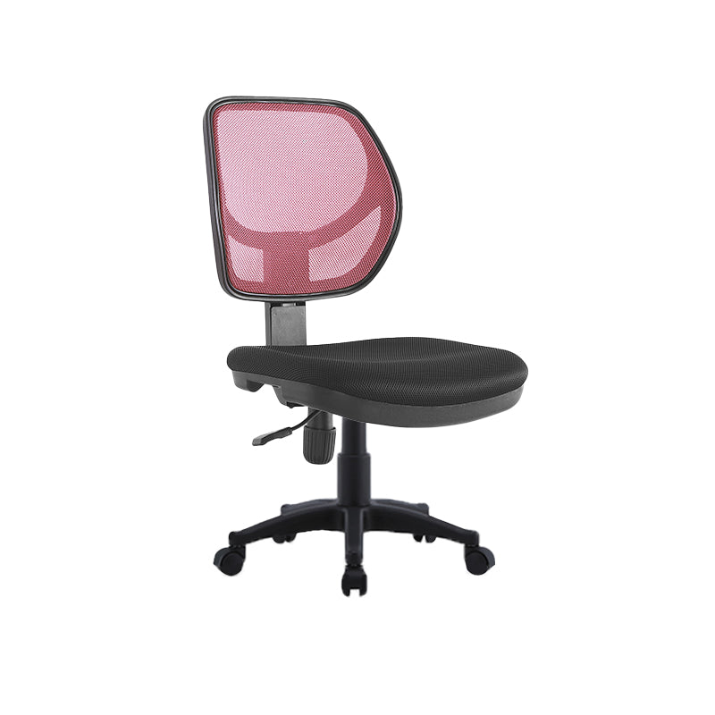 Modern No Arm Task Chair Wheels Included Conference Chair for Office