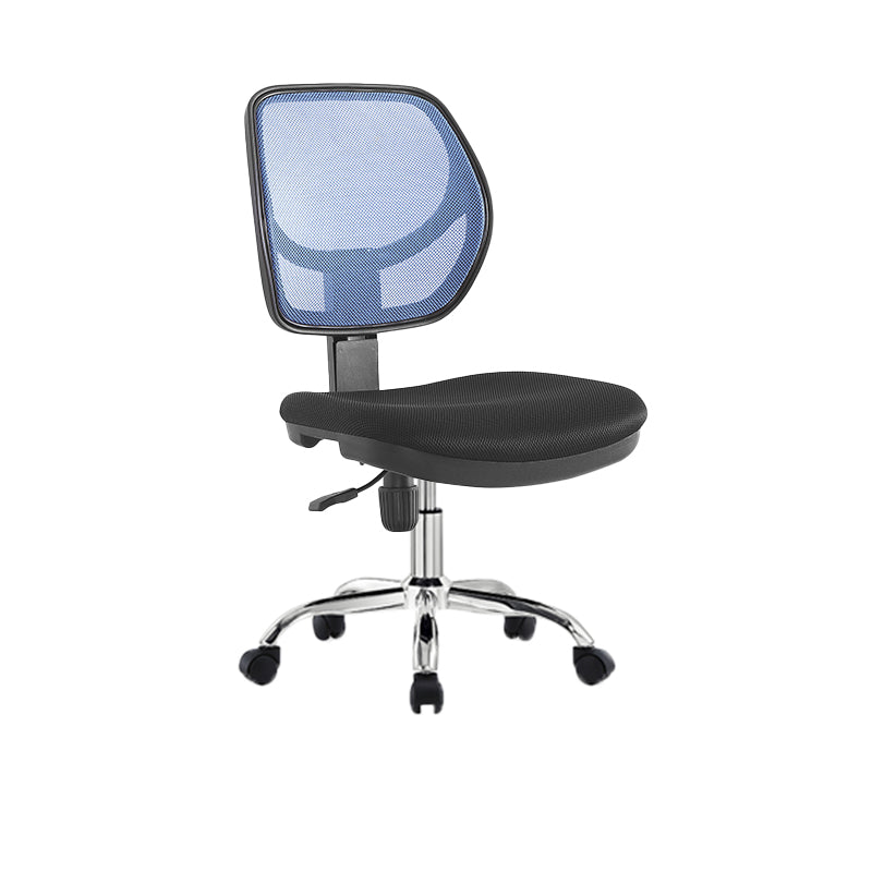 Modern No Arm Task Chair Wheels Included Conference Chair for Office