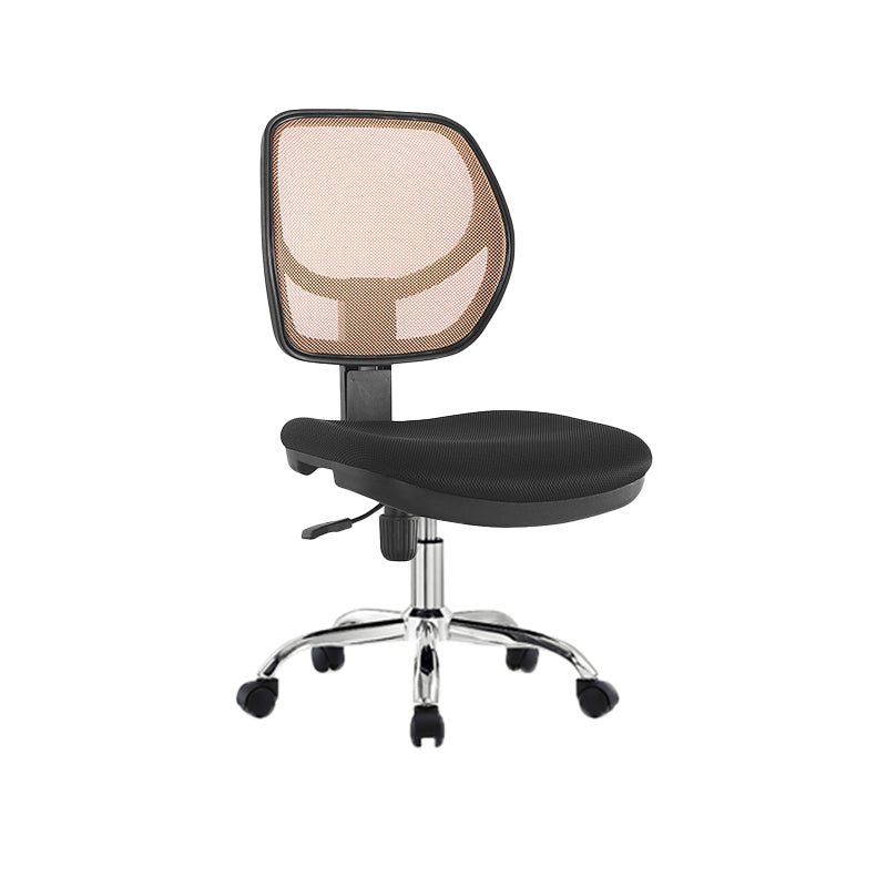 Modern No Arm Task Chair Wheels Included Conference Chair for Office