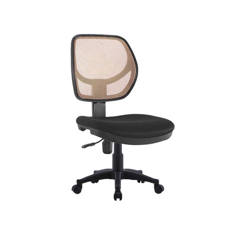 Modern No Arm Task Chair Wheels Included Conference Chair for Office