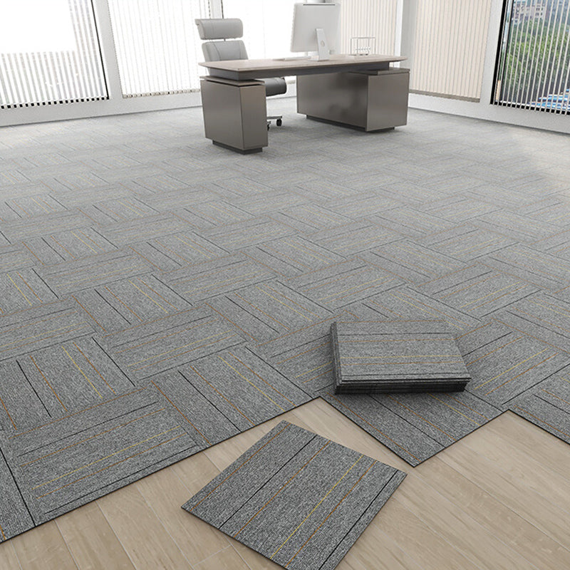 Modern Carpet Tile Level Loop Self Adhesive Fire Resistant Carpet Tiles