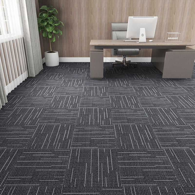 Modern Carpet Tile Level Loop Self Adhesive Fire Resistant Carpet Tiles