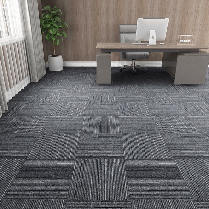 Modern Carpet Tile Level Loop Self Adhesive Fire Resistant Carpet Tiles