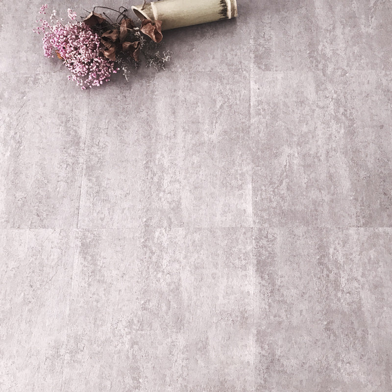 Modern Fabric Look Plastic Floor Water Resistant Square Edge Floor Tiles