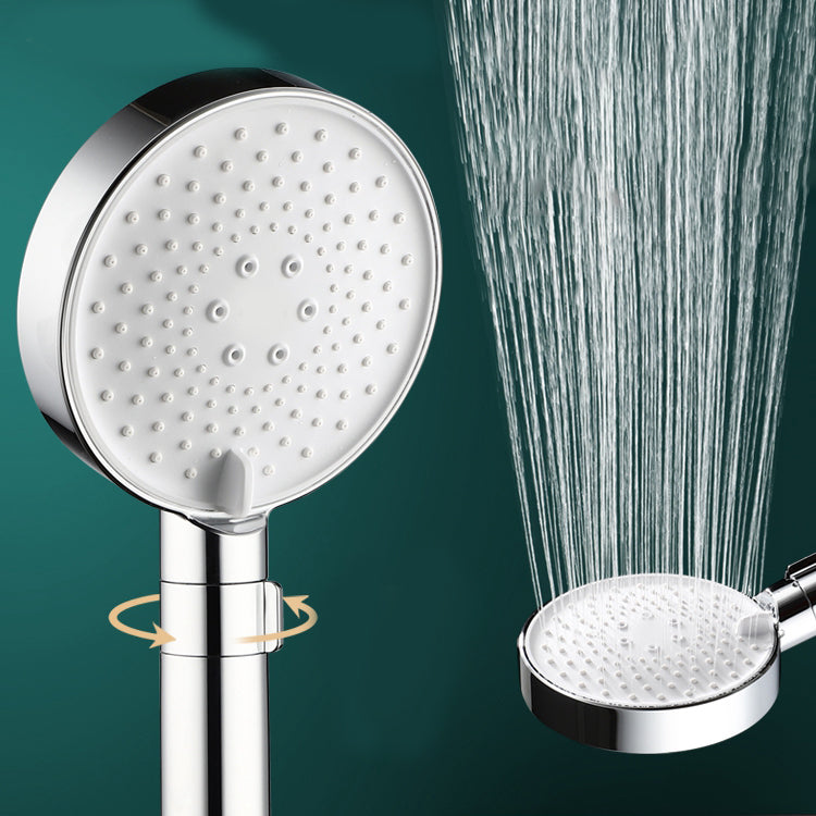 Round Water Filtration Hand Shower Adjustable Water Flow Wall-Mount Hand Shower