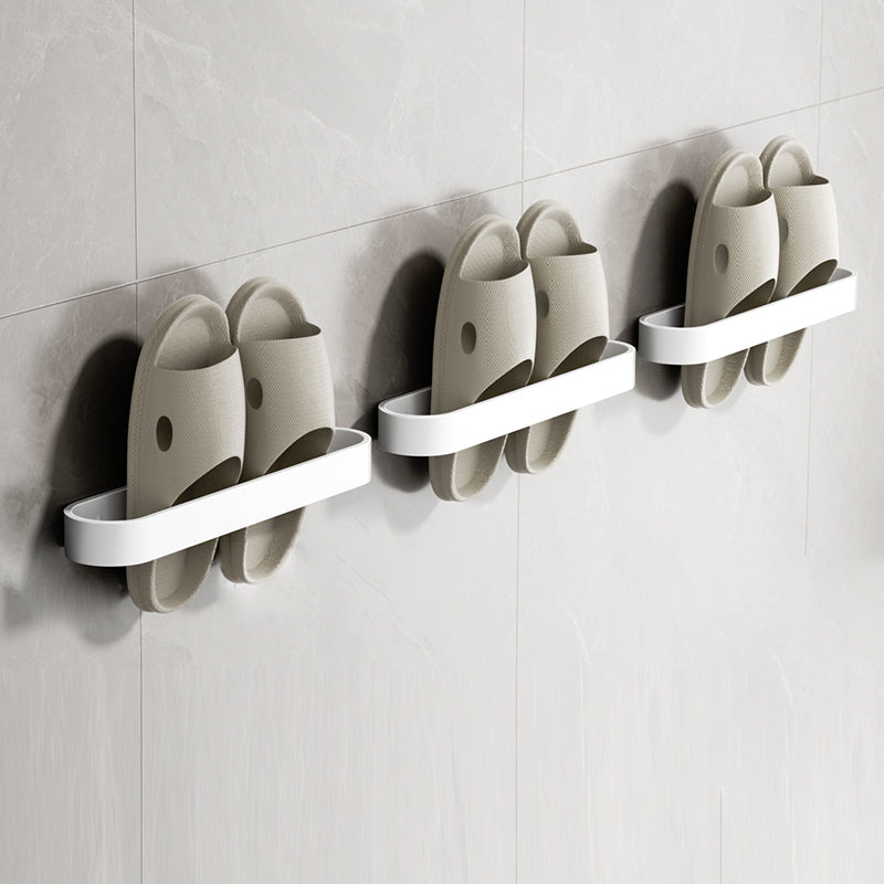 Minimalistic Bathroom Accessory Set Metal Slipper Rack/Towel Bar