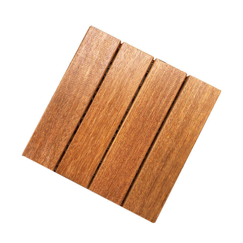 Wood Floor Planks Water Resistant Interlocking Solid Wood Plank Flooring