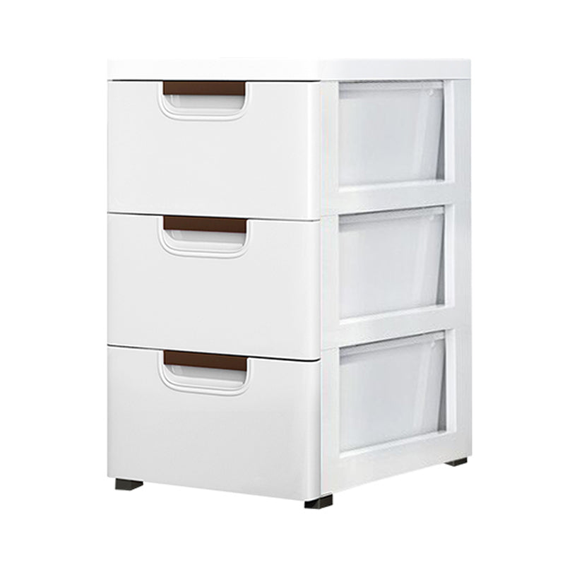 Contemporary Kids Dressers Plastic Vertical Nursery Dresser with Drawers for Home