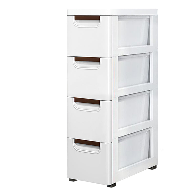 Contemporary Kids Dressers Plastic Vertical Nursery Dresser with Drawers for Home