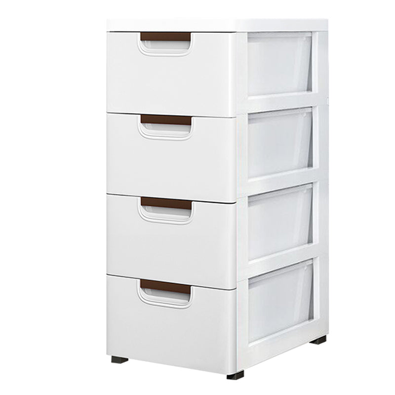 Contemporary Kids Dressers Plastic Vertical Nursery Dresser with Drawers for Home