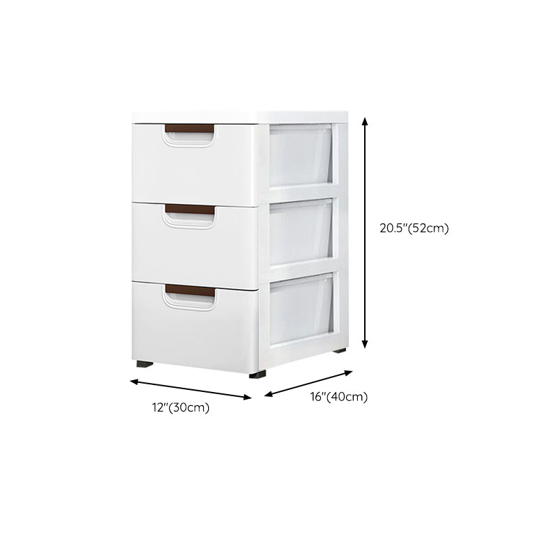 Contemporary Kids Dressers Plastic Vertical Nursery Dresser with Drawers for Home