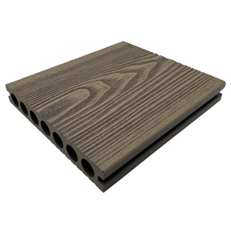 Embossed Square Patio Flooring Tiles Composite Nailed Flooring Tiles Garden