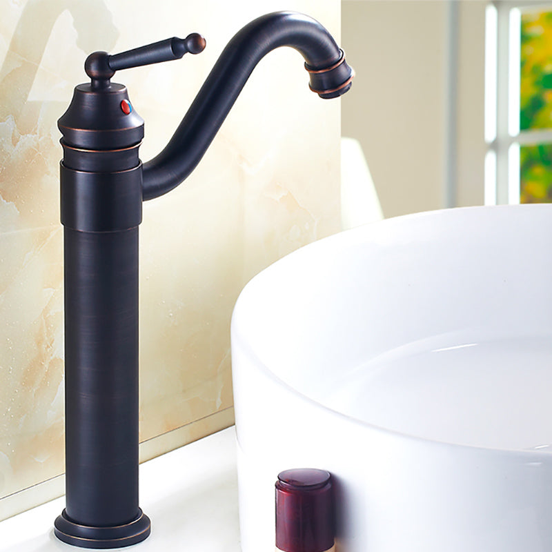 Farmhouse Wide Spread Bathroom Faucet Vintage Single Hole Lavatory Faucet