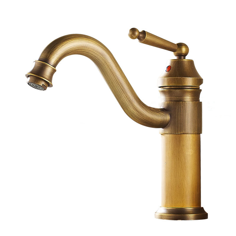 Farmhouse Wide Spread Bathroom Faucet Vintage Single Hole Lavatory Faucet