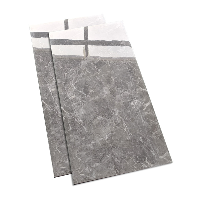 Rectangle Matte Singular Tile Marble Light Gray Tile for Home Decor