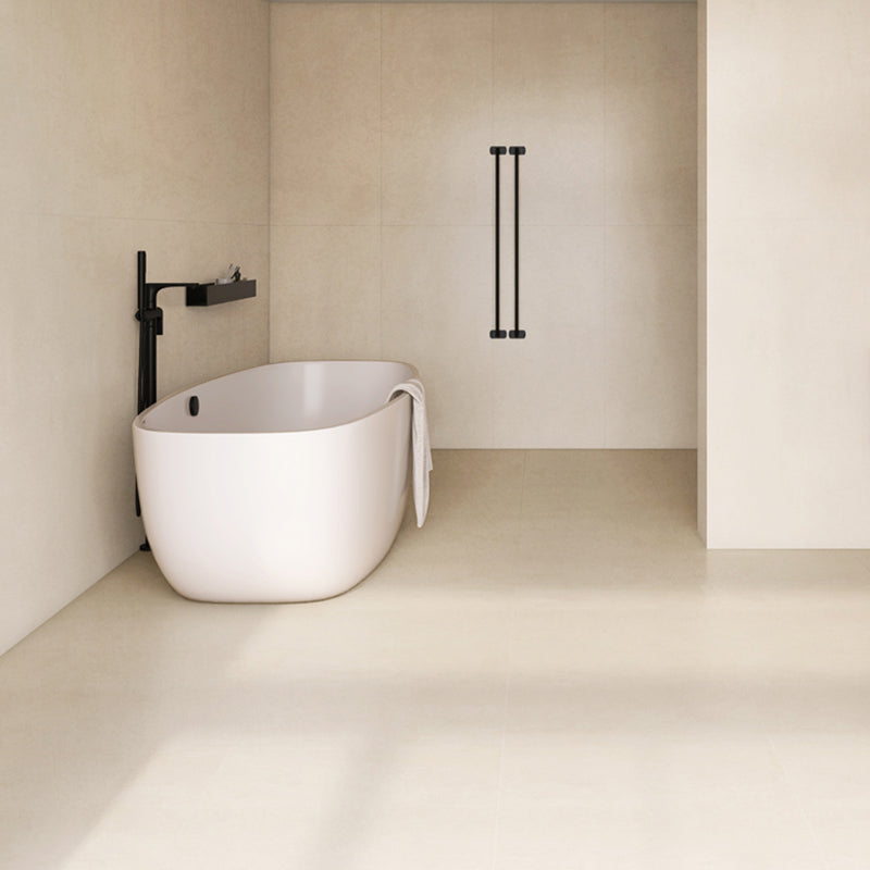 Matte Rectangular Singular Tile Cement Straight Edge Floor Tile