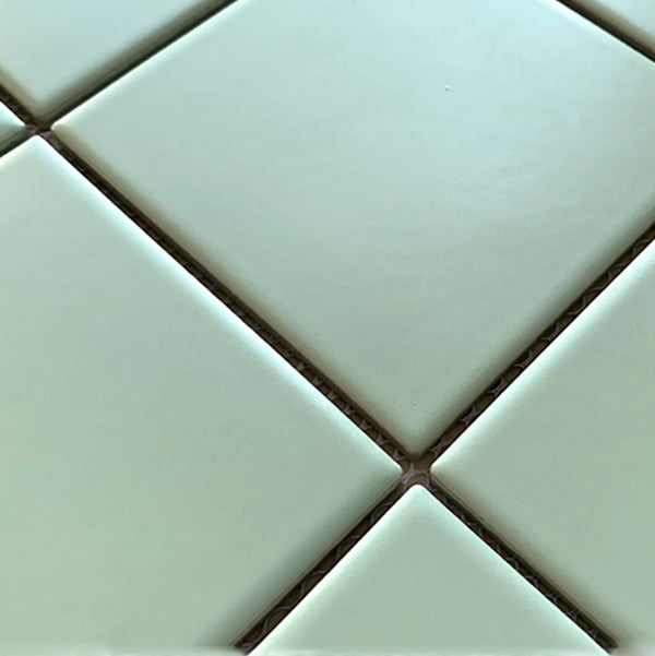 Grid Mosaic Sheet Wall Mixed Material Square Glazed Pressed Floor Tile