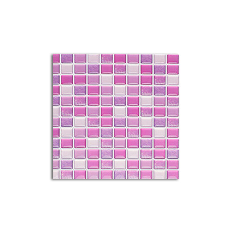 Colorful Mosaic Peel & Stick Tile Water-resistant for Backsplash Wall