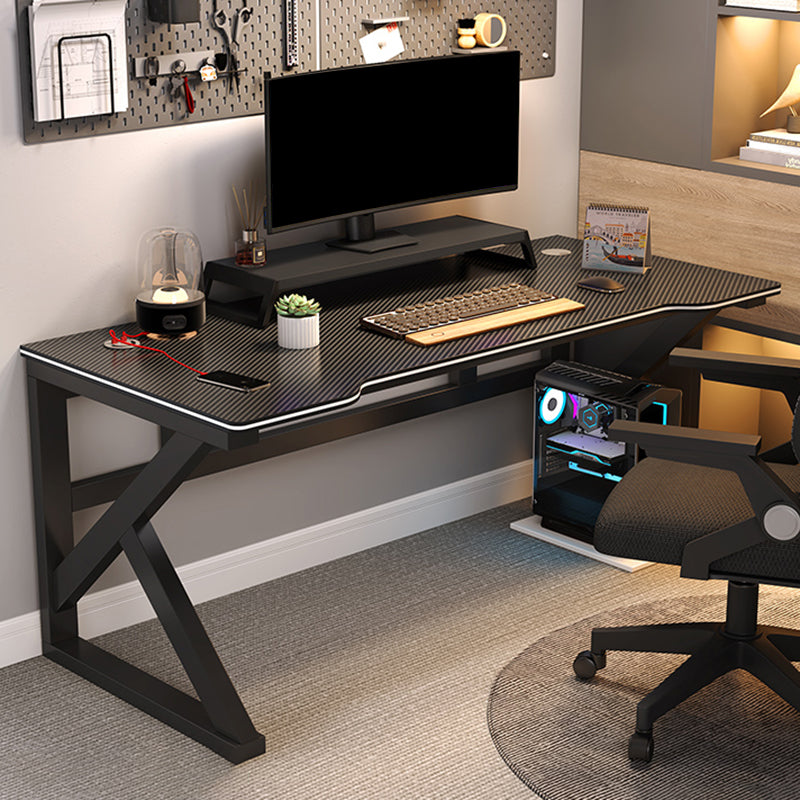 Metal Freeform Office Desk Modern Style Computer Desk for Home