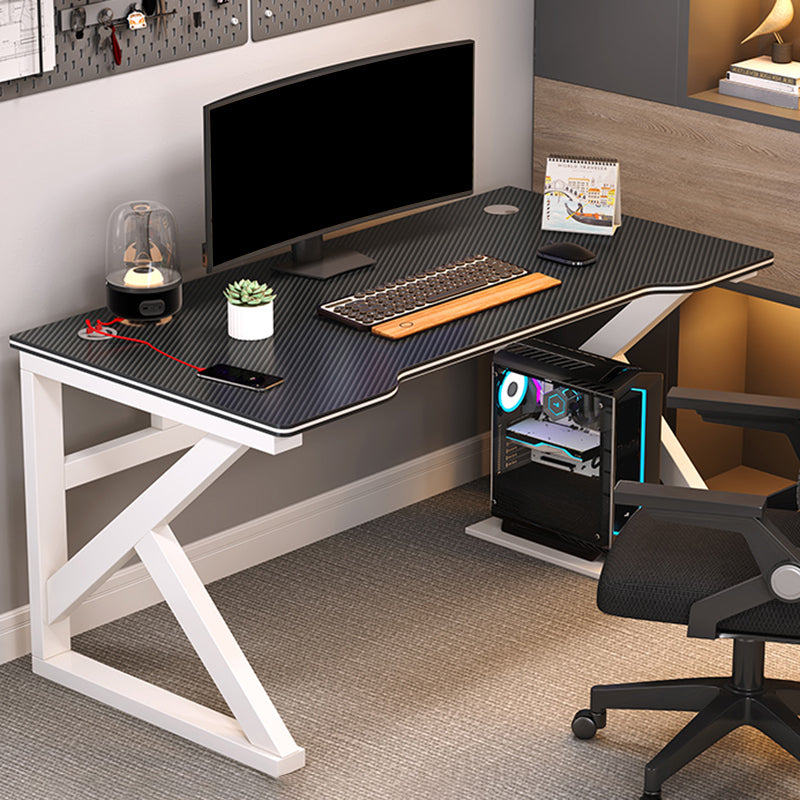 Metal Freeform Office Desk Modern Style Computer Desk for Home