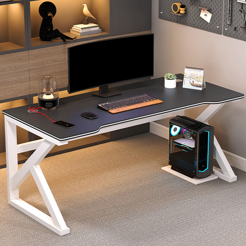 Metal Freeform Office Desk Modern Style Computer Desk for Home