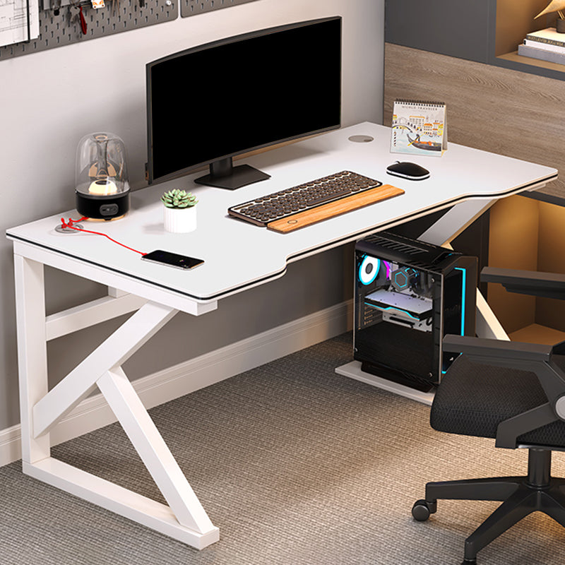 Metal Freeform Office Desk Modern Style Computer Desk for Home