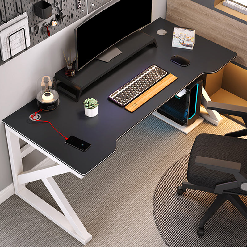 Metal Freeform Office Desk Modern Style Computer Desk for Home